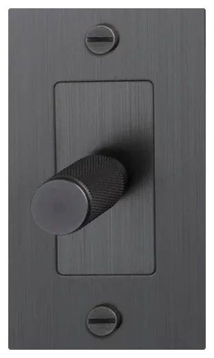 Buster + Punch 1G LED rotary dimmer in Smoked Bronze (NDK-454357)