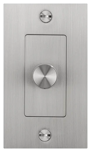 Buster + Punch 1G LED rotary dimmer in Steel (NDK-074358)