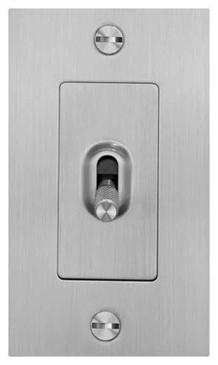Buster + Punch 1G toggle switch in Steel (NTG-073819)