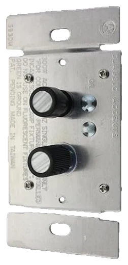 Classic Accents Push-button dimmer in Black (S90DM)