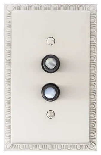 House of Antique Hardware Premium push-button dimmer in Mother of pearl (R-010FD-PD1300-CL)