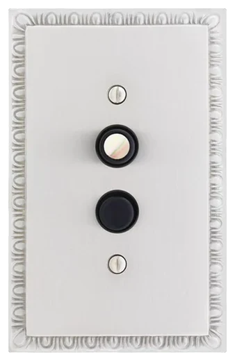 House of Antique Hardware Premium push-button switch in Mother of pearl (R-010FD-P-1)
