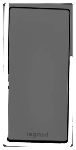 Legrand radiant paddle switch in Black (TM870BKCC10)