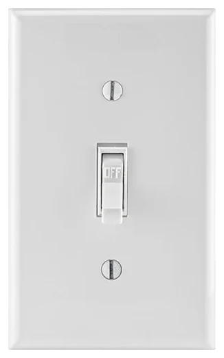 Leviton toggle switch in White (1451-2W)