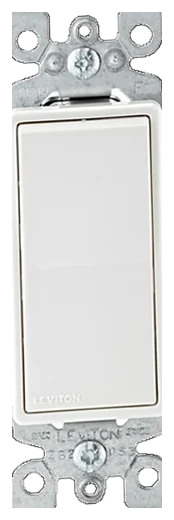 Leviton Decora rocker switch in White (5601-2W)