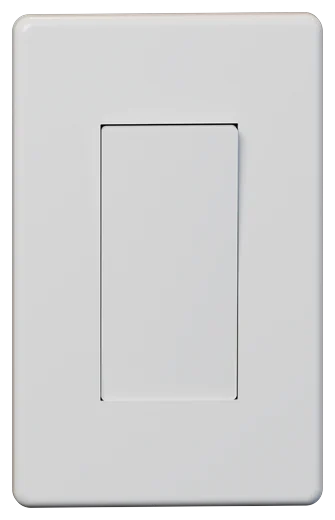 Lutron Claro on/off paddle switch in Gloss White (CA-1PS-WH)