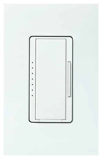 Lutron Maestro LED+ tap dimmer in Gloss White (MACL-153M-WH)