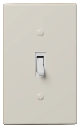 Pass & Seymour spec-grade toggle switch in Ivory (PS15AC1I)